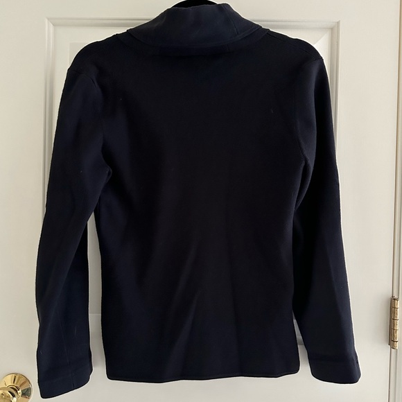 Ann Taylor knit blazer, medium, black - Picture 3 of 3